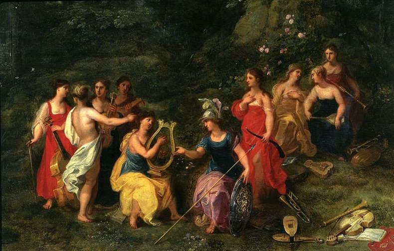 Minerve et les muses - Hendrick van Balen 1620